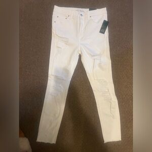 Wild Fable White Ripped Jeans